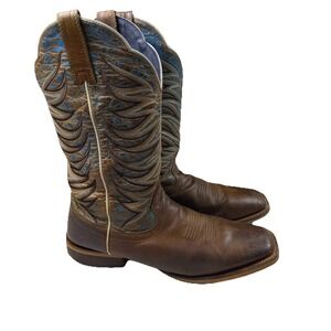 Ariat Firecatcher 10035952 Men's Brown and Blue Western Cowboy Boot - Size 11D